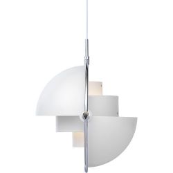 Gubi Multi-Lite Hanglamp - Chroom & Mat wit