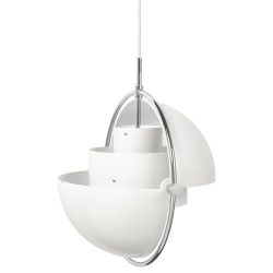 Gubi Multi-Lite Hanglamp - Chroom & Mat wit