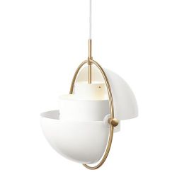 Gubi Multi-Lite Hanglamp - Messing & Mat wit