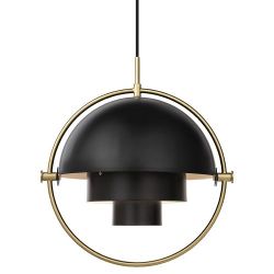 Gubi Multi-Lite Hanglamp - Messing & Mat zwart