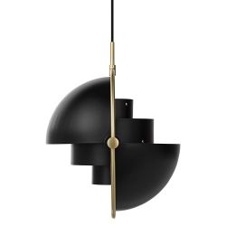 Gubi Multi-Lite Hanglamp - Messing & Mat zwart