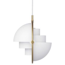 Gubi Multi-Lite Small Hanglamp - Messing & Mat wit