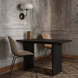 Gubi Stemlite Wandlamp - Zwart chroom