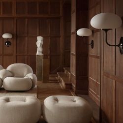 Gubi Stemlite Wandlamp - Zwart chroom