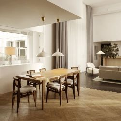 Gubi Tynell 1965 Hanglamp - Messing & Mat wit