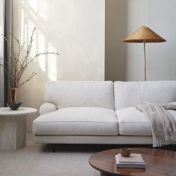 Gubi Tynell 9602 Vloerlamp - Messing & Wit