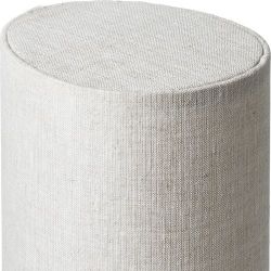 Gubi Unbound H80 Vloerlamp - Grijs marmer & Canvas wit