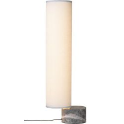 Gubi Unbound H80 Vloerlamp - Grijs marmer & Wit