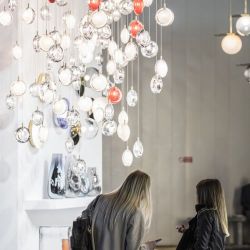 Bomma Lens 6 pcs Hanglamp - 3x Amber 3x Helder glas