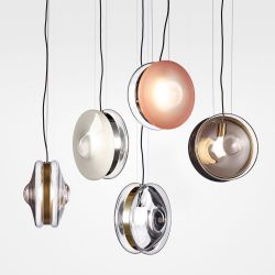 Bomma Orbital Hanglamp - Maan helder - Patina goud