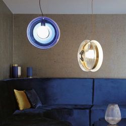 Bomma Orbital Hanglamp - Maan helder - Patina goud