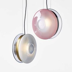 Bomma Orbital Hanglamp - Mercurius zwart - Patina goud