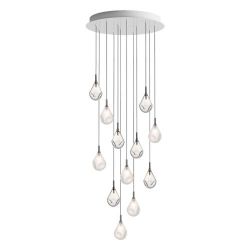 Bomma Soap Mini 12 pcs Hanglamp - 6x Helder 6x Mat glas