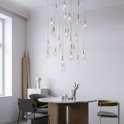 Bomma Soap Mini 6 pcs Hanglamp - 3x Helder 3x Mat glas