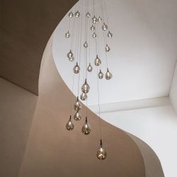 Bomma Soap Mini 9 pcs Hanglamp - 4x Helder 5x Mat glas