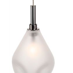 Bomma Soap Mini Single Hanglamp - Mat glas - Antraciet fitting