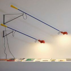 Flos 265 Small Wandlamp - Blauw rood geel
