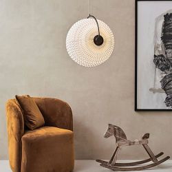 LE KLINT Caleo Original Paper Hanglamp - Wit/Brons