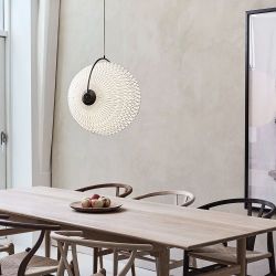 LE KLINT Caleo Original Paper Hanglamp - Wit/Brons