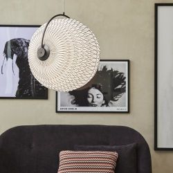 LE KLINT Caleo Original Paper Hanglamp - Wit/Brons
