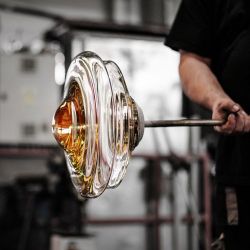 Bomma Orbital Vloerlamp - Zwarte fitting - Roze/wit