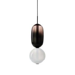 Bomma Pebbles Small Hanglamp - Configuratie 5 - Zwart - wit
