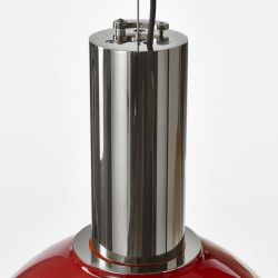 Bomma Phenomena Hanglamp - Small Ball - Ferrari rood - zilver