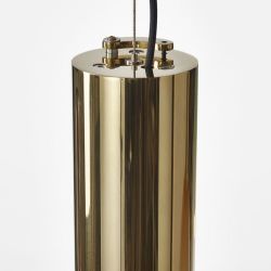 Bomma Phenomena Hanglamp - Small Ball - Rook grijs - goud