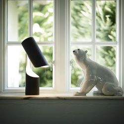 LE KLINT Mutatio Model 353 Tafellamp - Zwart/wit