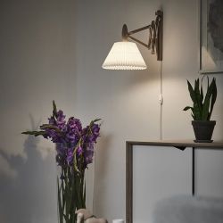 LE KLINT Sax 233-2/21 Wandlamp - Licht eiken met standaard kap - Wit