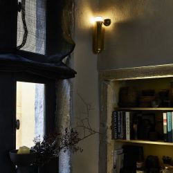 DCW Editions ISP Wandlamp - Rechts - Gelakt messing