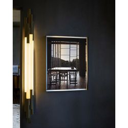 DCW Editions Org Wandlamp - 1050 mm - Goud/wit