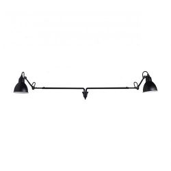 DCW Editions Lampe Gras N213 Double Round Wandlamp - Zwart