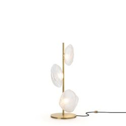 Bocci 73.3 Short Vloerlamp - Transparant - Messing base