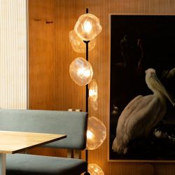 Bocci 73.6 Vloerlamp - Taupe - Messing base