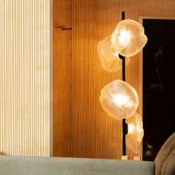 Bocci 73.6 Vloerlamp - Taupe - Zwarte base