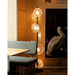 Bocci 73.6 Vloerlamp - Taupe - Zwarte base