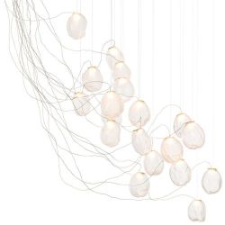 Bocci 73.19V Semi-Rigid Hanglamp - Transparant