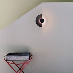 DCW Editions Midnight 325 Stripes Wandlamp - Zwart