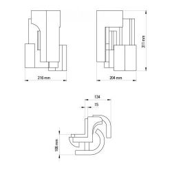 DCW Editions Soul Story Angle 1 Wandlamp - Wit