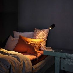 DCW Editions Vision 20-20 SW Wandlamp - Zwart- met schakelaar