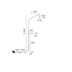 Trizo21 Austere-Table Tafellamp - Goud