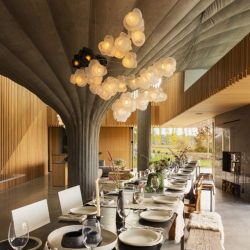 Bocci 100.13 Semi-rigid Hanglamp - Grijs - Ronde plafondkap