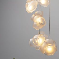 Bocci 100.16 Random Hanglamp - Transparant - Rechthoekige plafondkap