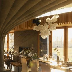 Bocci 100.19 Semi-rigid Hanglamp - Transparant met grijs - Ronde plafondkap