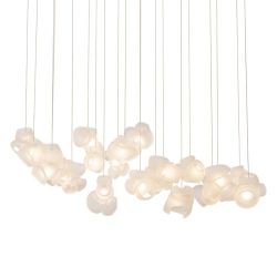 Bocci 100.20 Random Hanglamp - Transparant - Ronde plafondkap