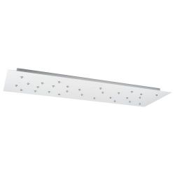 Bocci 100.28 Random Hanglamp - Transparant - Rechthoekige plafondkap