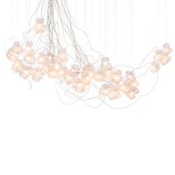 Bocci 100.37 Semi-rigid Hanglamp - Transparant - Ronde plafondkap