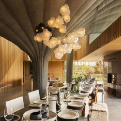 Bocci 100.61 Semi-rigid Hanglamp - Transparant - Ronde plafondkap