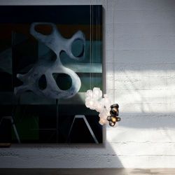 Bocci 100.7 Random Hanglamp - Grijs met transparant